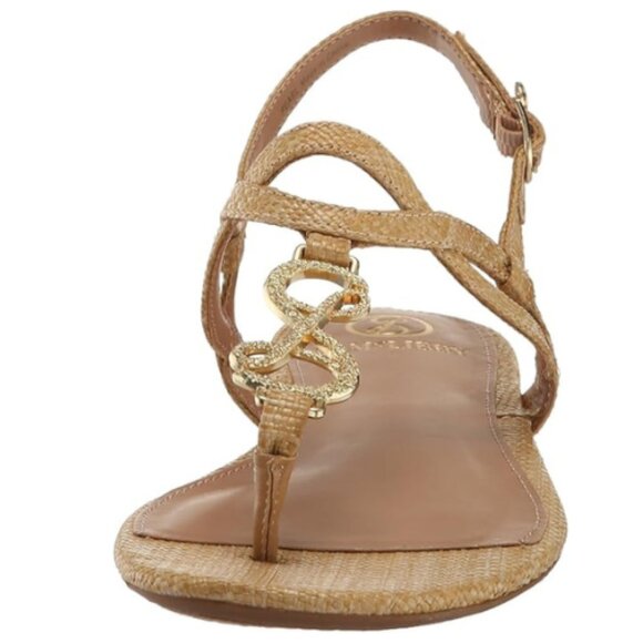 Sam & Libby Women's Pearl Flat Sandal Size 7 M PEARL NATURAL - Picture 2 of 6